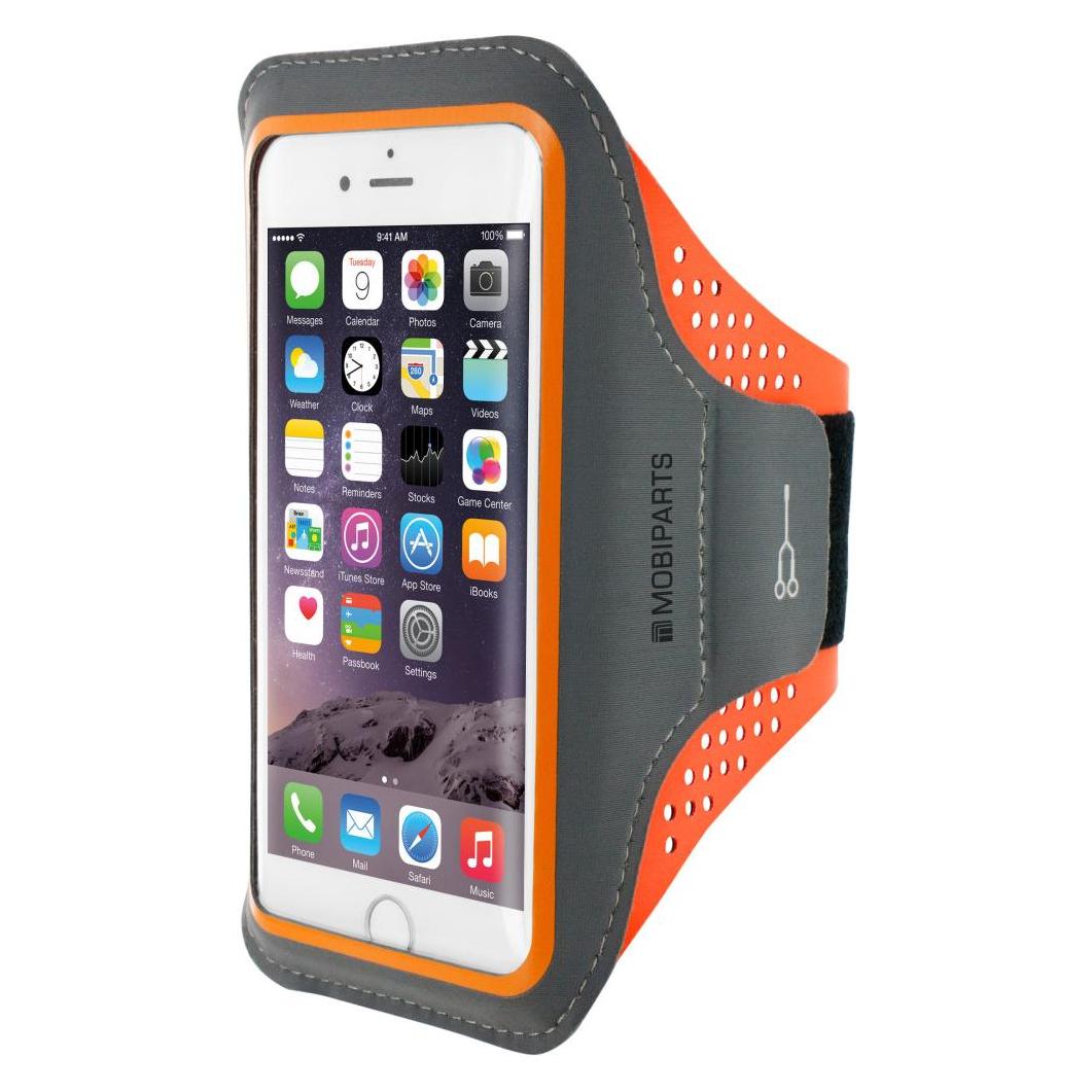Mobiparts Comfort Fit Sport Armband Size M Neon Orange (MP-47725)