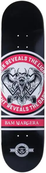 Skateboard Deck Heart Supply Bam Margera (8" - Reveal)