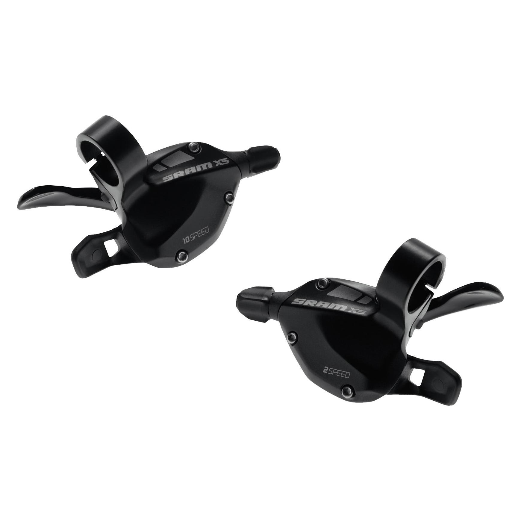 Sram Paire de Commandes de Vitesses X5 2x10V Trigger Noir (00.7015.197.000)