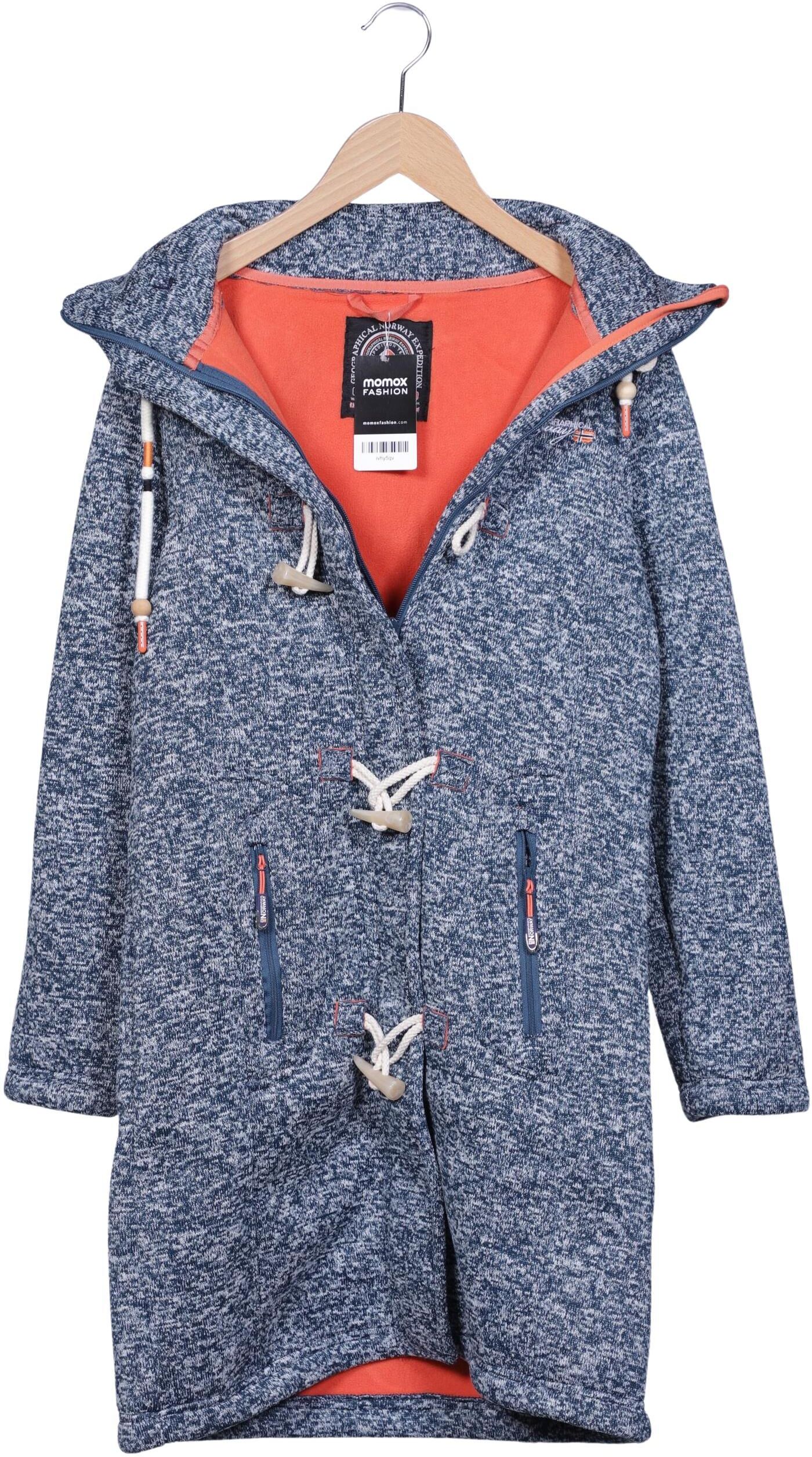 Geographical Norway Damen Mantel, Blau, Gr. S, Synthetik - Second Hand