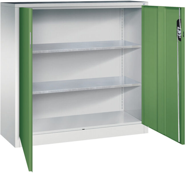 C+P Armoire à outils Acurado, 1200x1200x400mm, 7035/6011 ; C + P Möbelsysteme (8530-000 S10164)