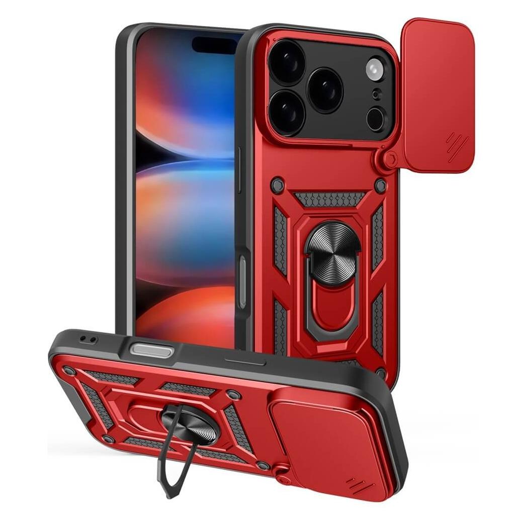 Cover-Discount iPhone 18 Pro / iPhone 17 Pro - Armor Case mit Ständer (Apple iPhone 17 Pro, Apple iPhone 18 Pro) (78128049)