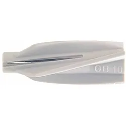 FISCHER GB 10  Spiraldübel, Ø10x55mm, Kunststoff, Nylon, 65mm, Ø7mm, geeignet für Gasbeton, geeignet für