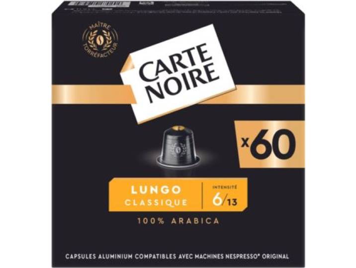 Carte Noire - Capsules Espresso Lungo Mega Format X60