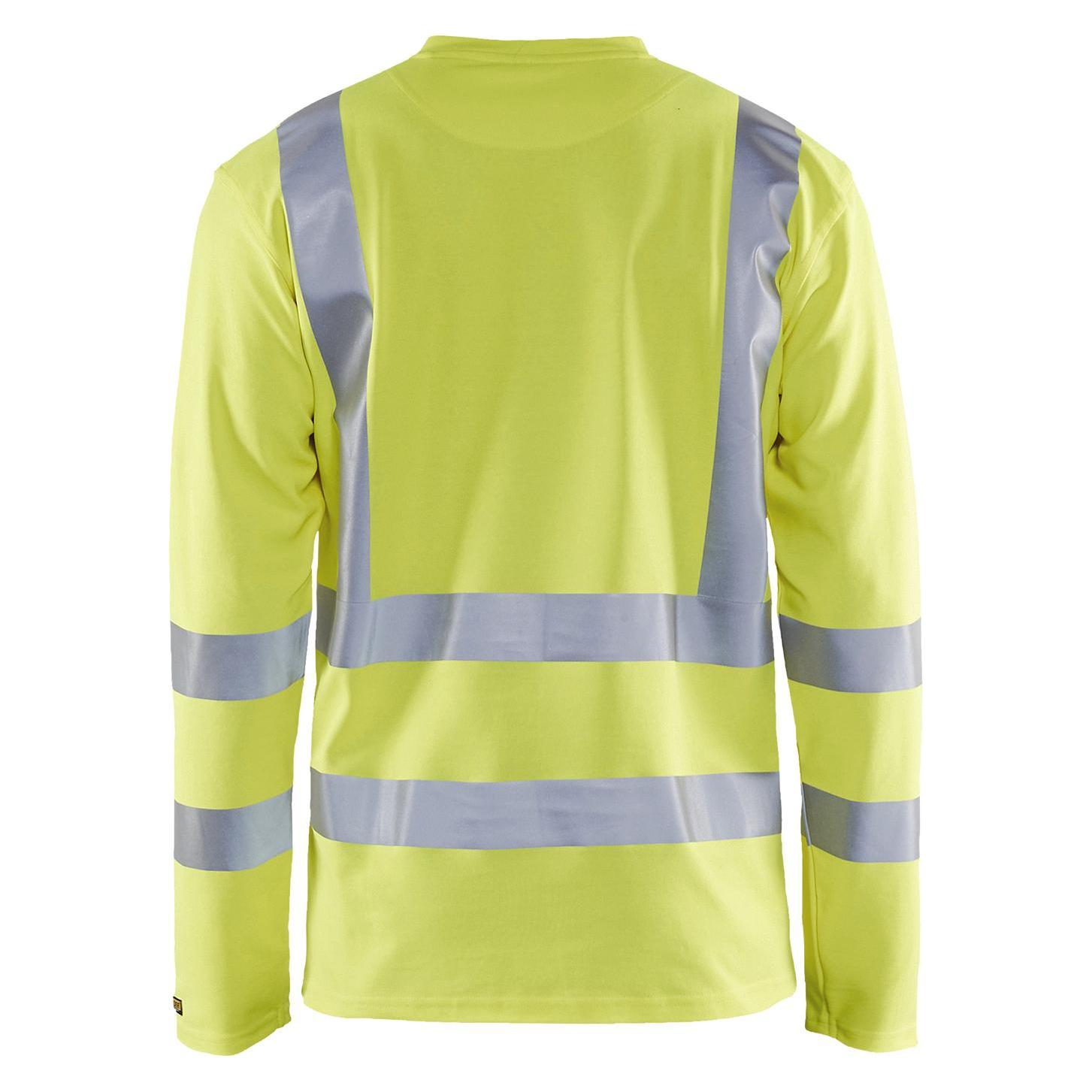 Blakläder Herren Warnschutz-Langarmshirt 3381 gelb Grosse XS (XS) (10000357164776)