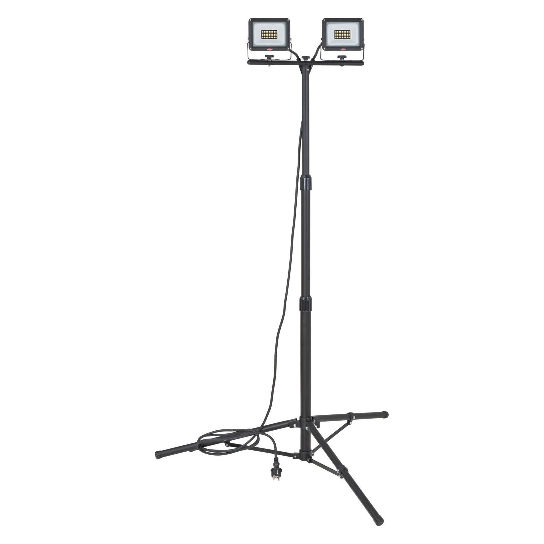 Brennenstuhl Stativ LED Strahler JARO 6060 T 4800lm, 2x 20W, 3m H07RN-F 3G1,0, IP65 (4800 lm) (1171250444)