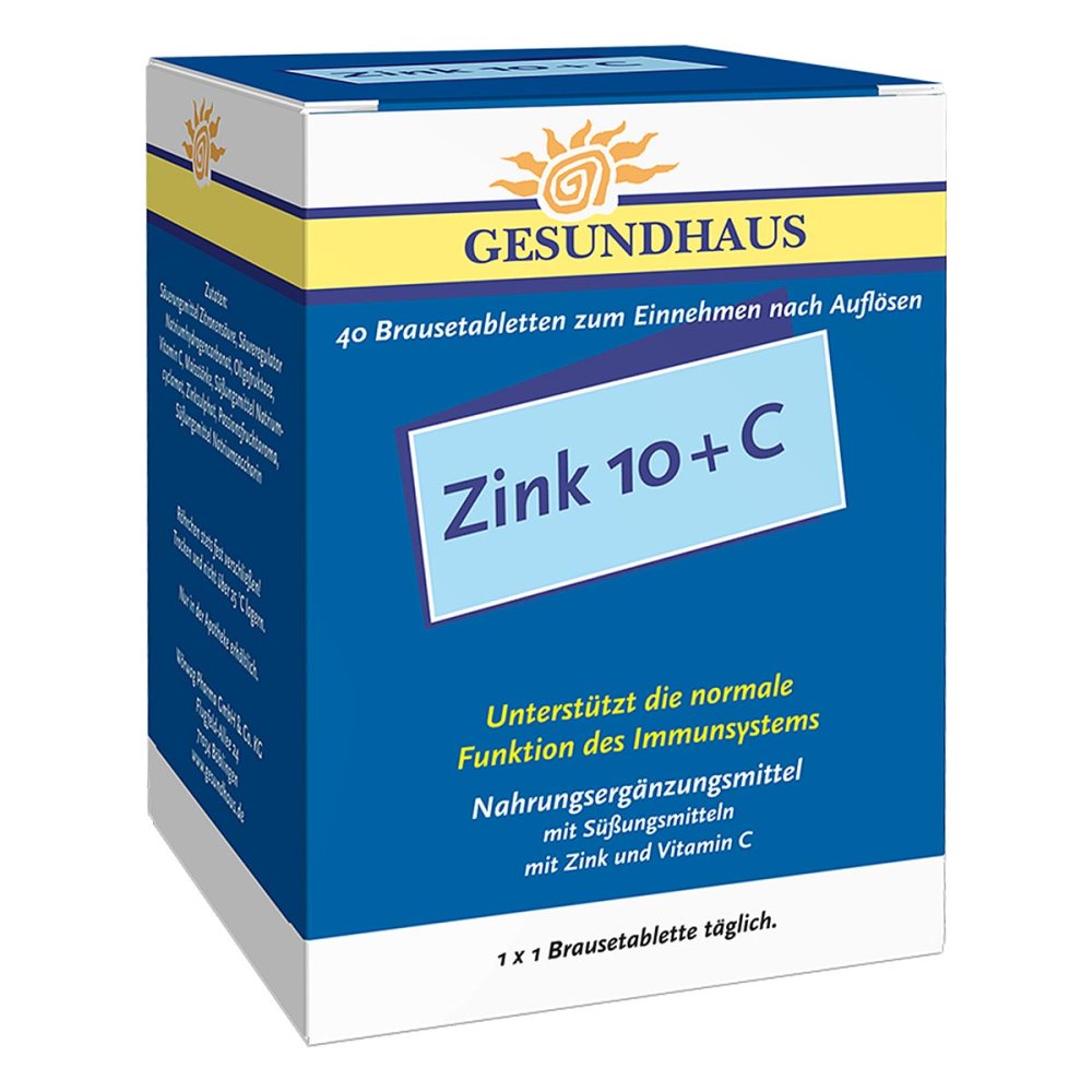 Wörwag Pharma GmbH & Co. KG Zink 10+c Brausetabletten 01247151