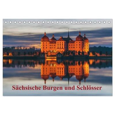 Sächsische Burgen und Schlösser (Tischkalender 2027 DIN A5 quer), CALVENDO Monatskalender