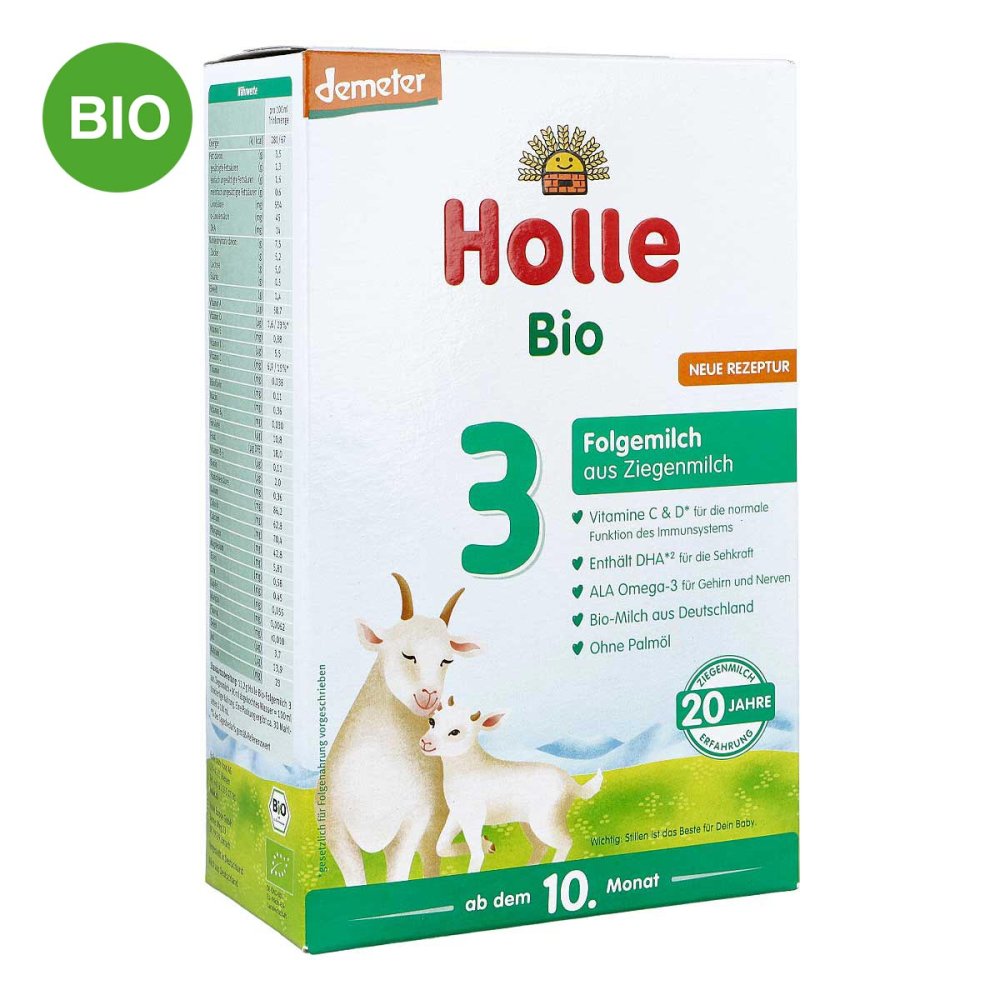 Holle baby food AG Holle Bio Folgemilch 3 auf Ziegenmilchbasis Pulver 11022430