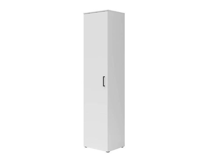 Mehrzweckschrank Hick 45 x 195cm Weiß/Weiß