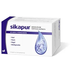 SIKAPUR Kieselsäure Softgel  mit Biotin 90 St Kapseln