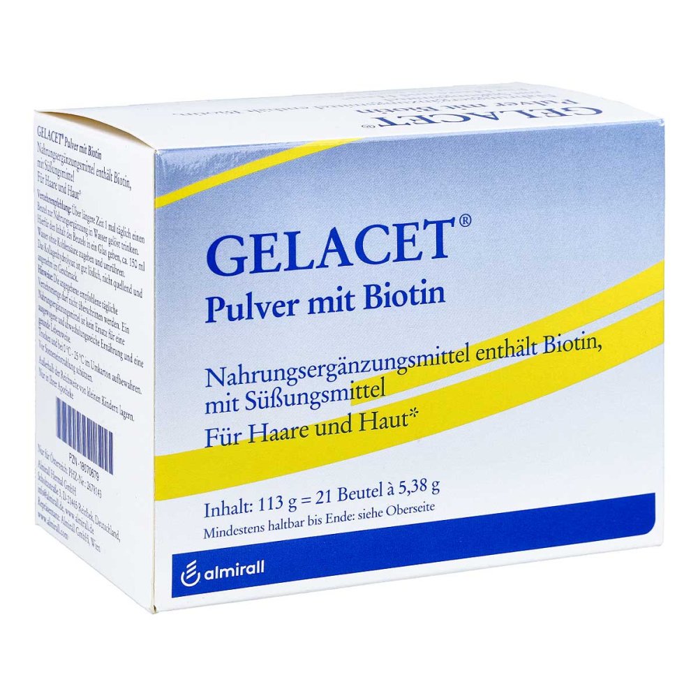 ALMIRALL HERMAL GmbH Gelacet Pulver Mit Biotin Im Beutel 18070679
