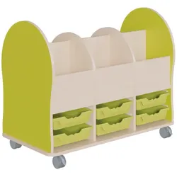 Bücherwagen Leseratte Midi