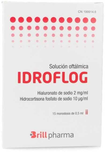 Brill Pharma Idroflog Solución Oftálmica 15 Monodosis