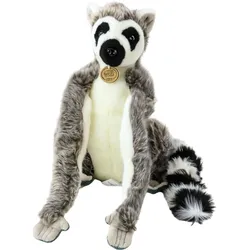 Plüsch-Lemur-Kuscheltier mit langen Klettpfoten, 27 cm