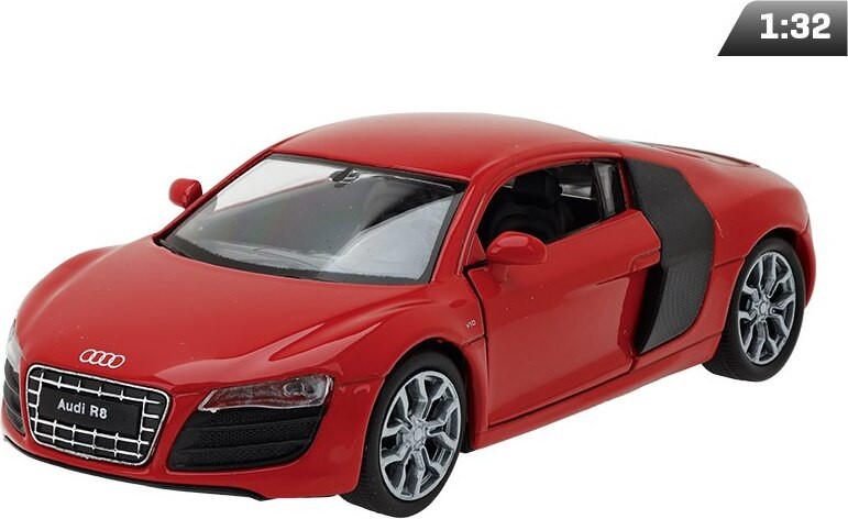 CARMOTION Audi R8 Coupe V10 2009 Schaalmodel 1:34, Rood