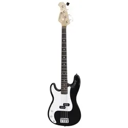 Dimavery PB-320 E-Bass LH, schwarz (E-Gitarre), Gitarre, Schwarz