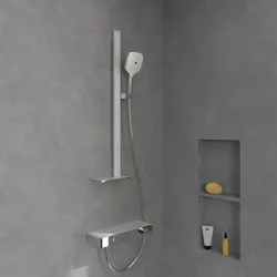 Villeroy und Boch Infinity Showers Duschgarnitur TVS11000200061 230x110x900mm, eckig, chrom