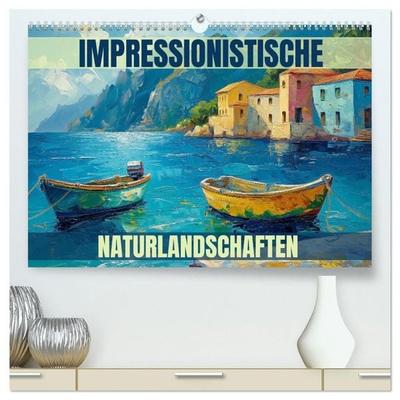 Impressionistische Naturlandschaften (hochwertiger Premium Wandkalender 2027 DIN A2 quer), Kunstdruck in Hochglanz
