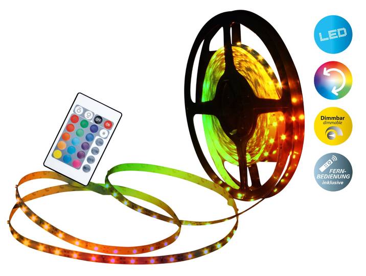 Näve LED Stripe indoor Stripelight - Kunststoff - RGB+weiß; 5119661