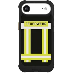 Nivocase Hülle für Apple iPhone Air Stossfeste Handyhülle NIVOmax Case Schwarz Beruf Feuerwehr Feuerwehrmann (Apple iPhone Air), Smartphone Hülle, Schwarz