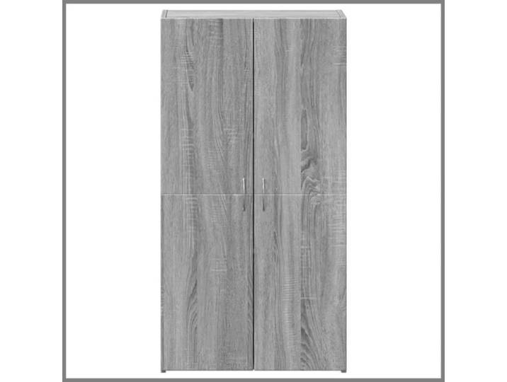 Armoire de classement - Dbaiyi-Ddis - AF587 - Bois d'ingénierie - Sonoma gris - 60x32x115cm