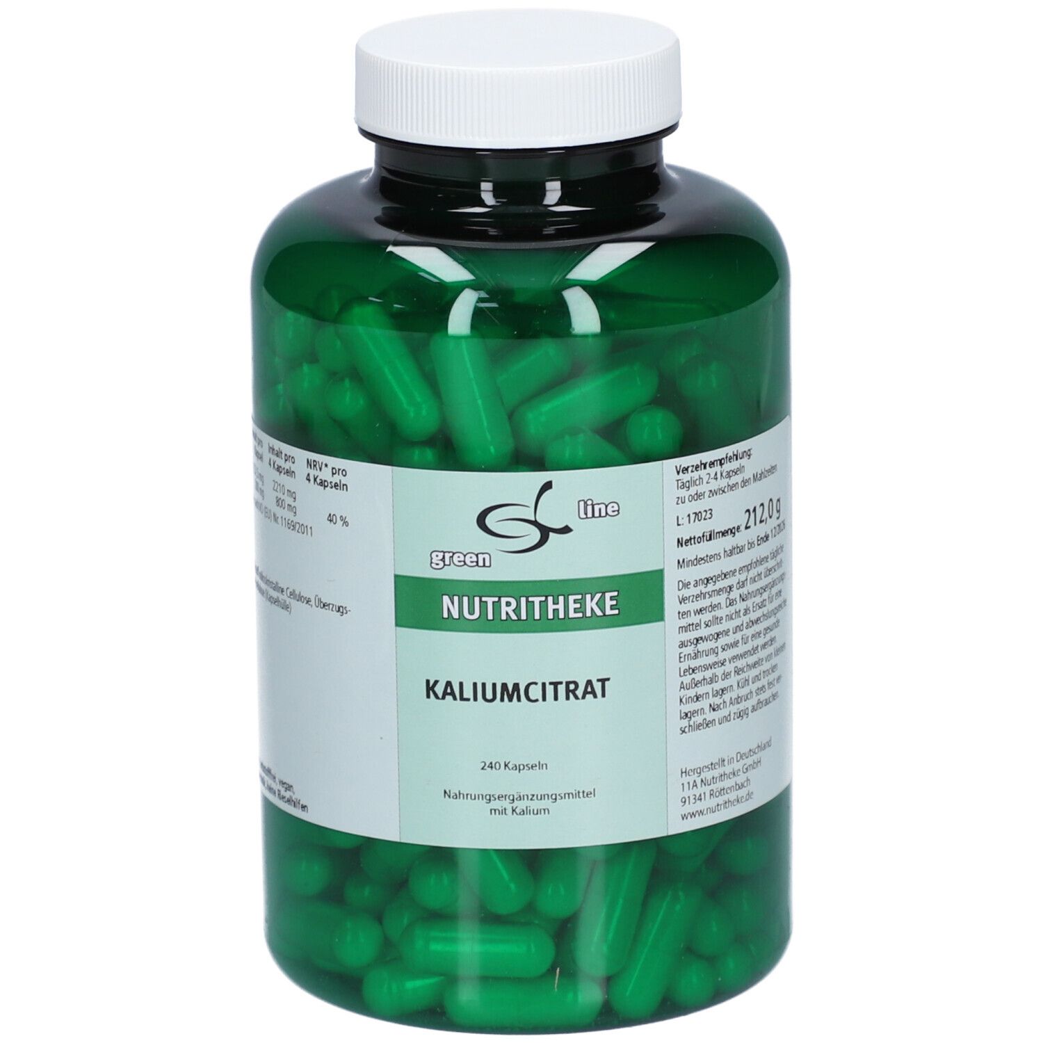 Kaliumcitrat Kapseln 240 St