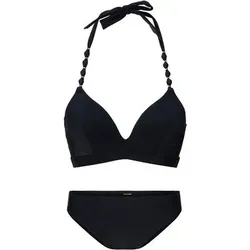 LINGADORE padded bikiniset Triangle, Größe 38C in Schwarz Schwarz