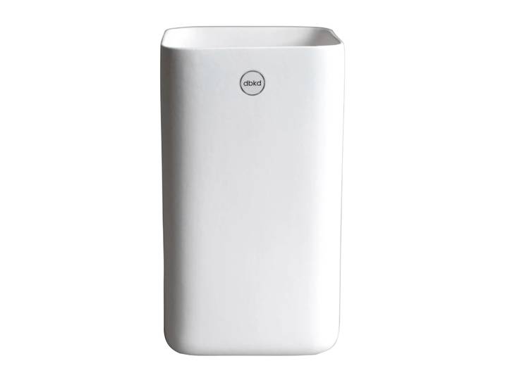 DBKD Pot Cube large Ø13 cm Matte white