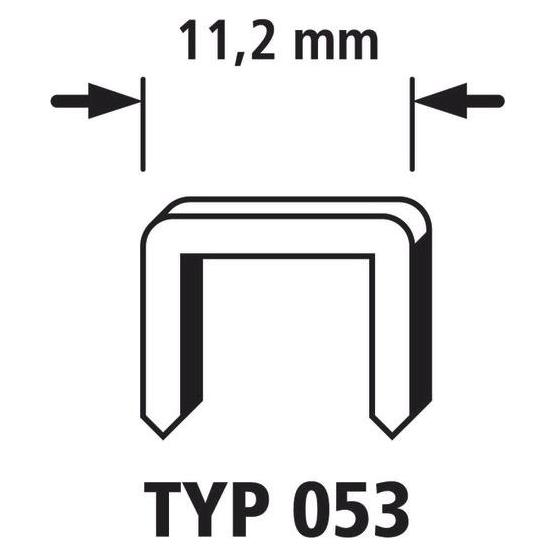 wolfcraft 5000 Breitrückenkl. x-hart Typ053, 8mm (7032100)
