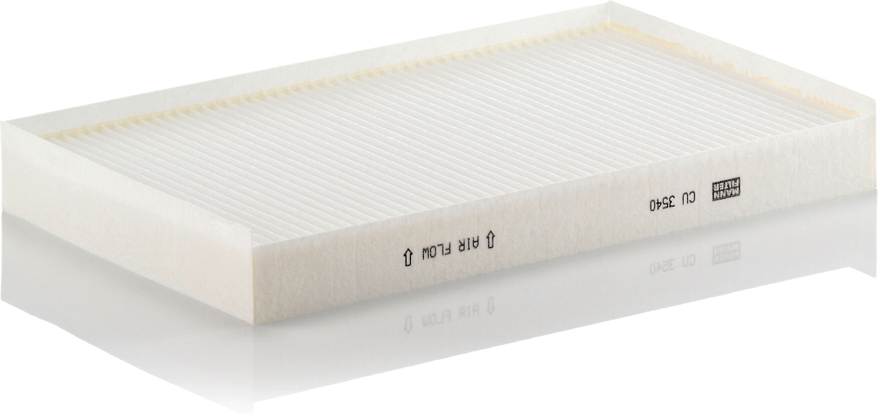 Mann-Filter Filter, Innenraumluft Cu 3540 Motorraum Mitte, Unter Der Wasserkastenabdeckung Für Mercedes