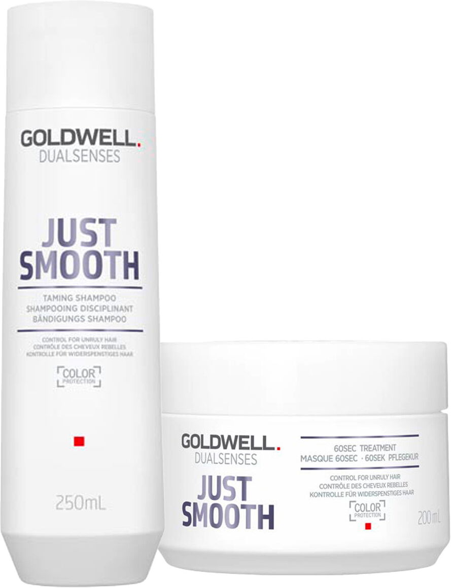 450ml Goldwell Dualsenses Just Smooth Taming Set (Shampoo 250ml + Treatment 200ml)