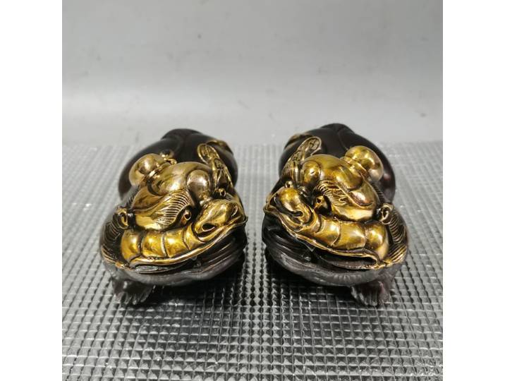 Antique Bronze Pixiu artisanat cadeau décoration de la maison bureau ornement fabricant en gros en laiton Pixiu Figurine artisanat