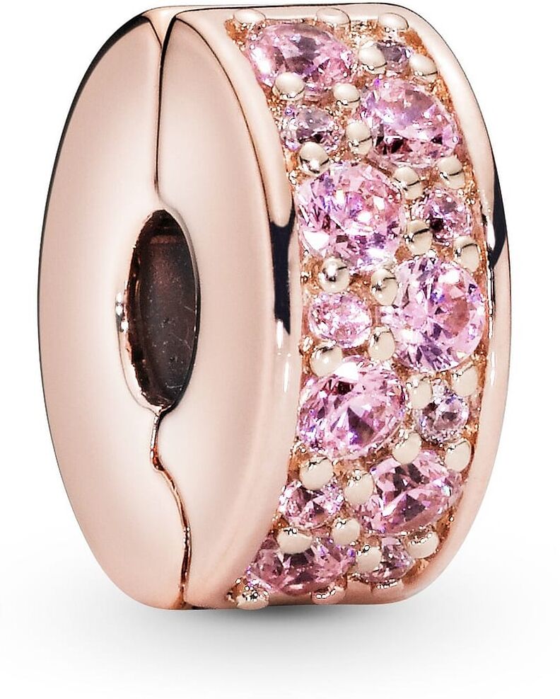 Clip Pandora Elegance Brillante Rose Femme