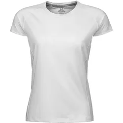 Tee Jays, Damen, Sportshirt, Women's CoolDry Tee (M), Weiss