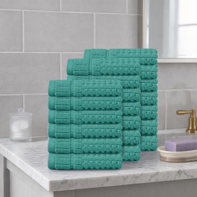 Home Weavers Inc Home Weavers Willow Collection 630GSM Cotton Zero Twist Super Absorbent Wash Cloth - 13x13