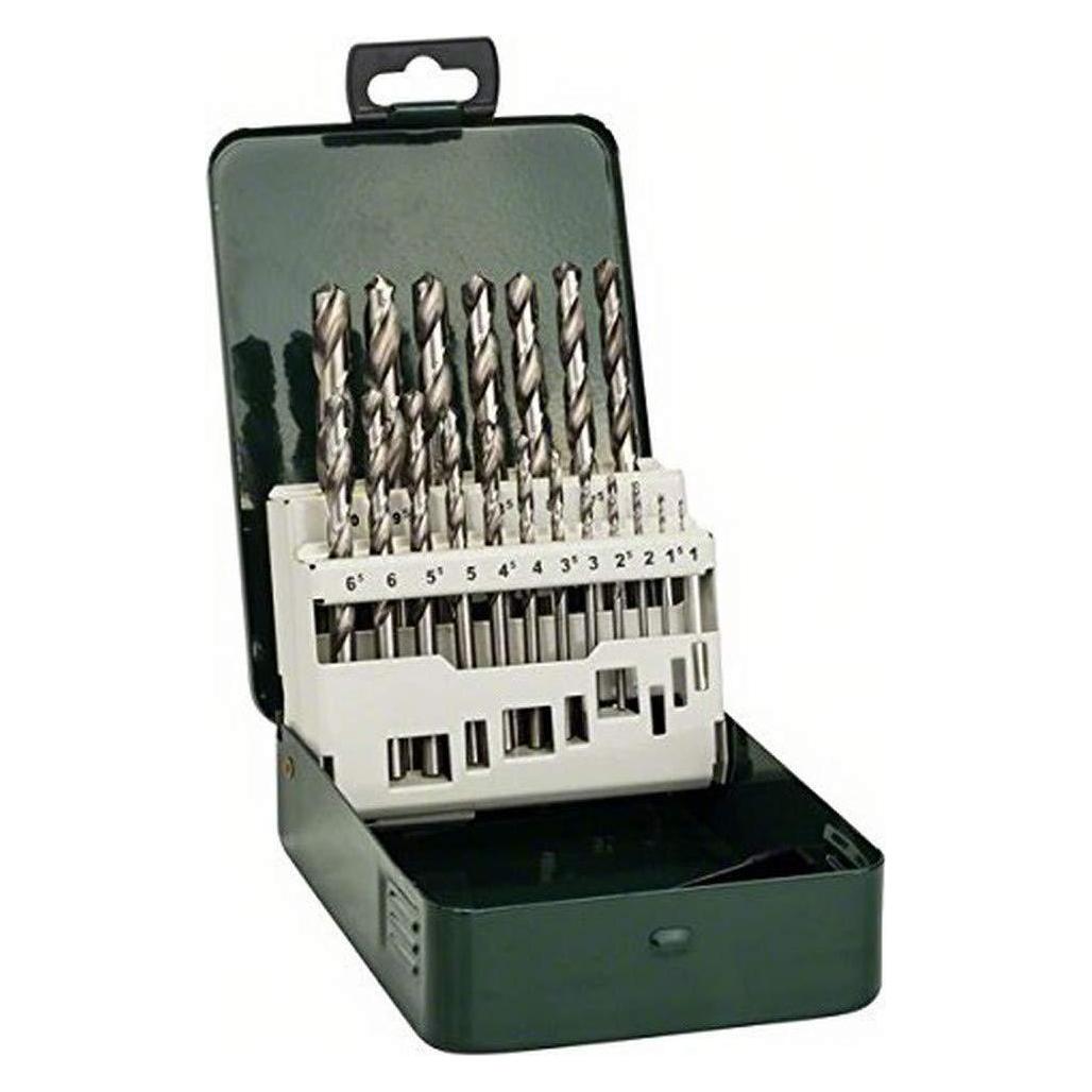 Bosch Professional Zubehör 19tlg. Metallbohrer-Set HSS-G, DIN 338 (2609255062)