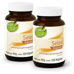 Kopp Vital® Selen / 200 μg / aus Natriumselenit / 120 Kapseln