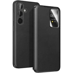 Avizar Smart View Etui mit Kartenfach Galaxy S26 (Samsung Galaxy S26), Smartphone Hülle, Schwarz