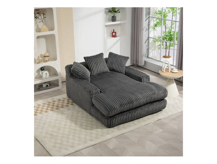 ANYSUN Schlafsofa Modernes Schlafsofa,Schlafsofa, mit 3 weichen Kissen, Modernes Cord-Schlafsofa,Bequemes Einzelsitz-Bodensofa,Loungesofa, fur Wohnzimmer, Büro & Wohnung,Apartment,ohne Montage