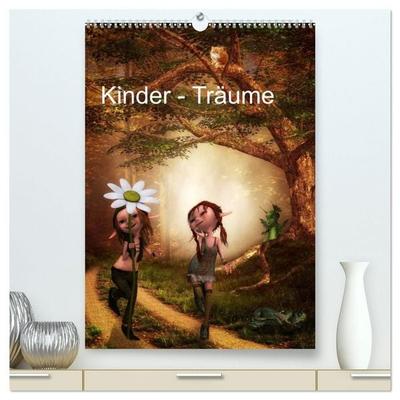 Kinder - Träume (hochwertiger Premium Wandkalender 2027 DIN A2 hoch), Kunstdruck in Hochglanz