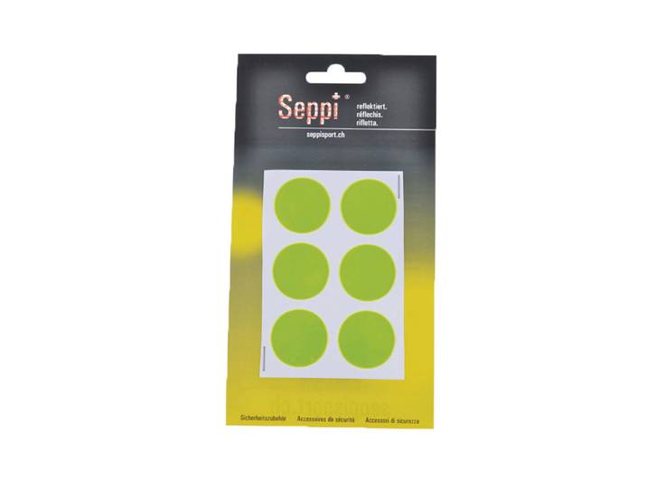 Seppi Reflektorfolie Kreise Gelb
