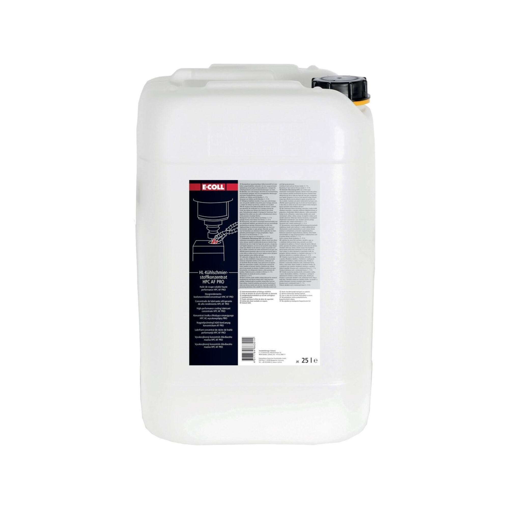 E-COLL HL-Kühlschmierstoff HPC u. AF Konzentrat PRO 25l Amin frei (4317784663014)