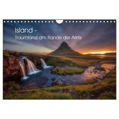 Island - Traumland am Rande der Arktis (Wandkalender 2027 DIN A4 quer), CALVENDO Monatskalender