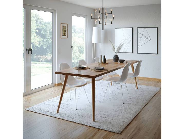 Tapis en laine Versian Beige 170 x 240cm Laine