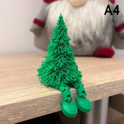 Multisell Products Hub Christmas Tree Ornament With Movable Joint, Printed Christmas Ball, Festive Christmas Decorations, Tabletop Display 1