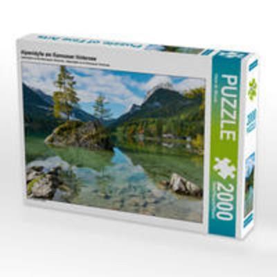 CALVENDO Puzzle Alpenidylle am Ramsauer Hintersee 2000 Teile Lege-Größe 90 x 67 cm Foto-Puzzle Bild von Dieter-M. Wilczek