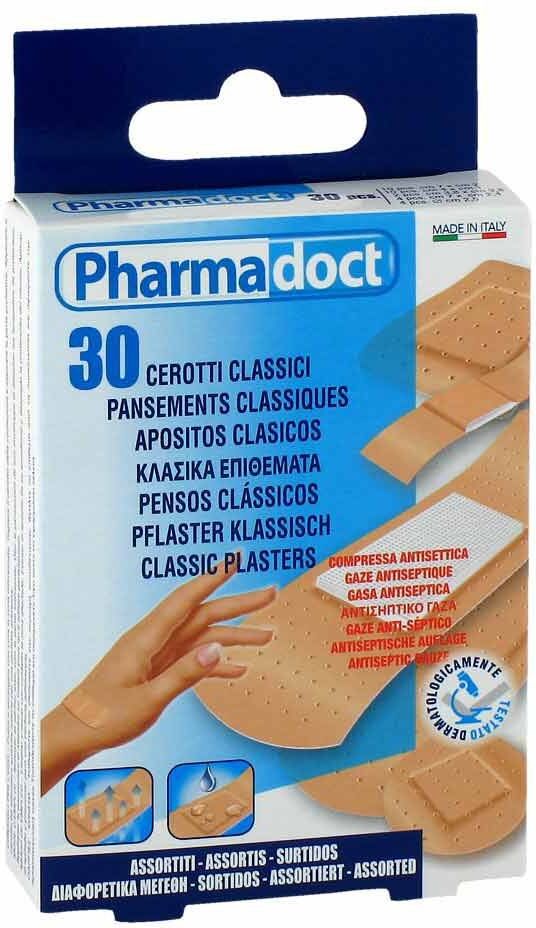 Pharmadoct Pflaster mit antiseptischer Auflage 5 Grössen 30stk