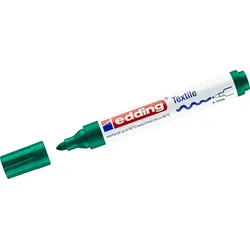 Textilmarker edding 4500 creative Rundspitze 2-3mm grün Packung mit 10 Stück