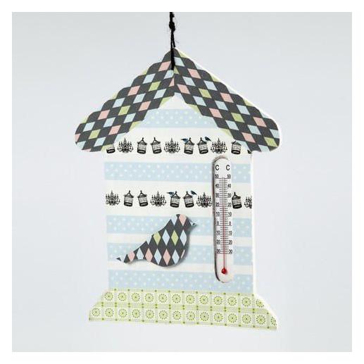 Creativ Company Holz Thermometer-Haus (57567)